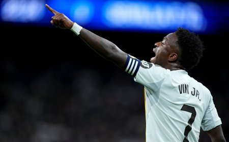 Vinicius busca su remontada en el Bernabéu