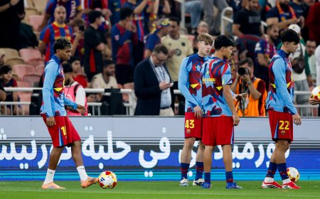 Barcelona - Athletic, en directo | Lamine y Nico empiezan en el banquillo