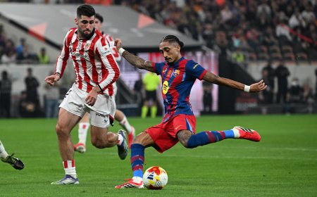 Así te hemos contado la goleada del Barcelona ante el Athletic en la primera semifinal de la Supercopa de España