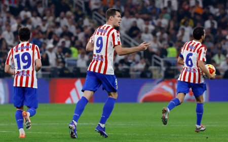 Atlético - Real Madrid en directo | Sorloth recorta distancias con un gol de cabeza