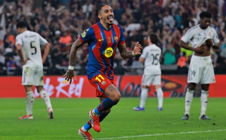 Raphinha y sus aliados de siempre, Lewy y Lamine