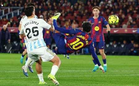A falta de Pedri, resuelve Lamine: el Barça vence en un mal partido ante el Oviedo