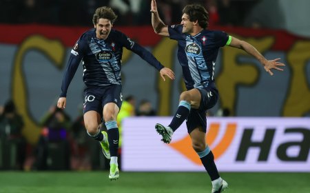 El Celta cumple en el pequeño Maracaná de Belgrado gracias a un golazo del esperado Fer López