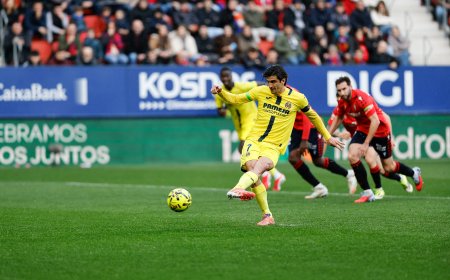 Gerard Moreno acude al rescate del Villarreal frente a un combativo Osasuna