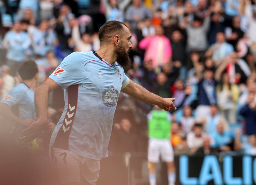 Borja Iglesias hace feliz al Celta ante el Valencia