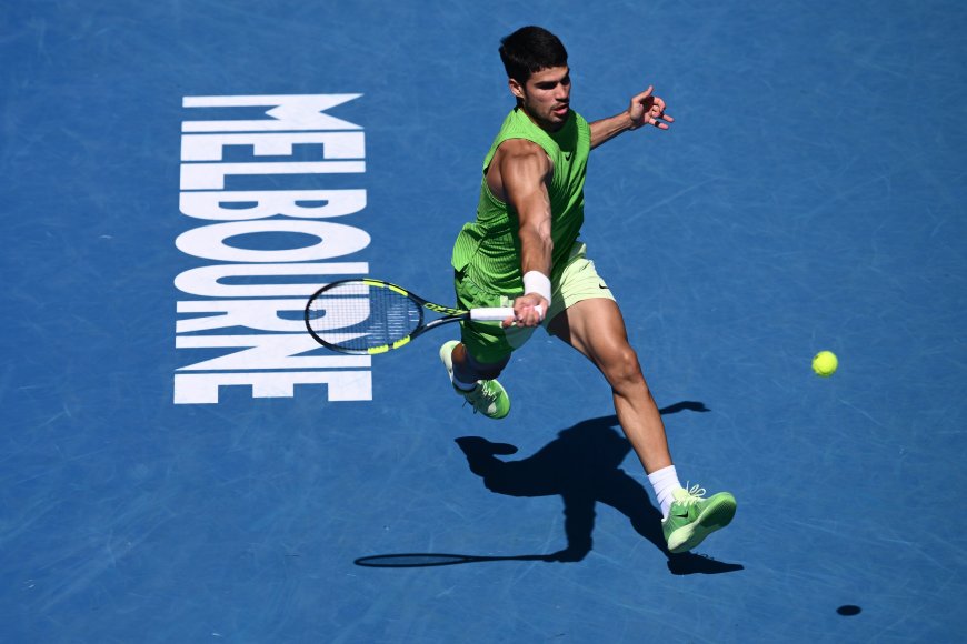 Carlos Alcaraz - Alex de Miñaur en directo, los cuartos del Open de Australia en vivo