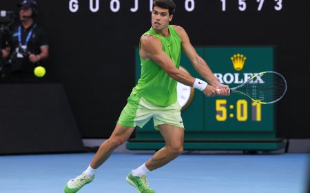 Carlos Alcaraz - Novak Djokovic en directo, la final del Open de Australia, en vivo