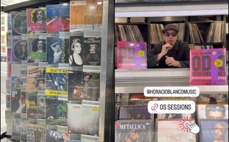El quiosco de Alcalá convertido en un templo de los discos de vinilo