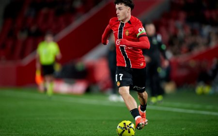 Jan Virgili, del fútbol base catalán al despegue en el Mallorca: su valor de mercado se ha cuadruplicado en un año