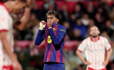 El Girona somete a un Barça negado en Montilivi