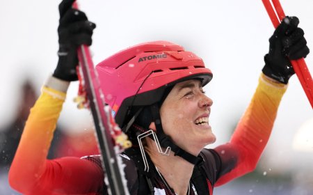 El bronce de Ana Alonso en la final del sprint de skimo de los Juegos Olímpicos de invierno, en imágenes