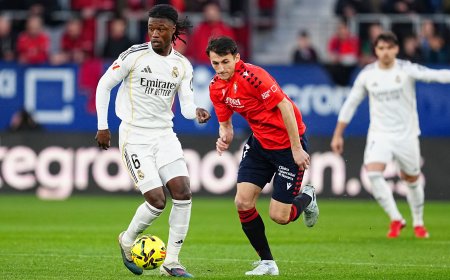 Osasuna - Real Madrid en directo | Courtois salva el primero de Osasuna