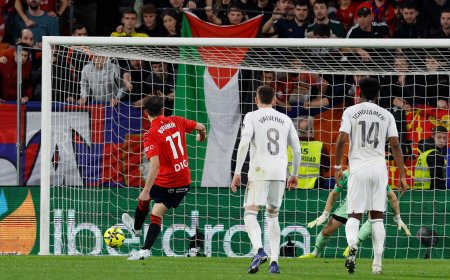 Osasuna - Real Madrid en directo | Comienza la segunda mitad con Osasuna por delante