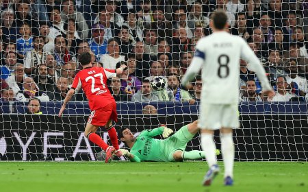 Real Madrid - Benfica en directo | Vinicius encarrila la eliminatoria con el segundo tanto