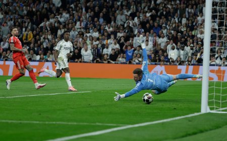 Y Vinicius volvió a bailar con el Benfica para que el Madrid pase a octavos