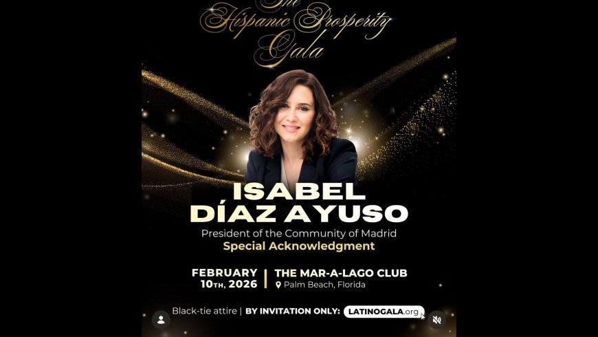 Ayuso participará por vídeo en un evento con Milei y María Corina Machado en Mar-a-Lago, la residencia privada de Trump