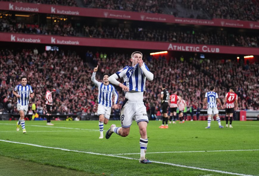 Athletic - Real Sociedad en directo | La Real se impone al Athletic en San Mamés y toma ventaja para la vuelta