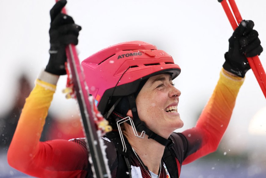 El bronce de Ana Alonso en la final del esprint de skimo de los Juegos Olímpicos de invierno, en imágenes