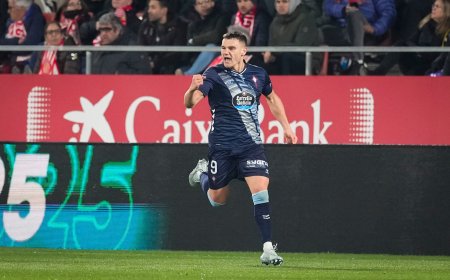 El Celta remonta al Girona en un peleado duelo