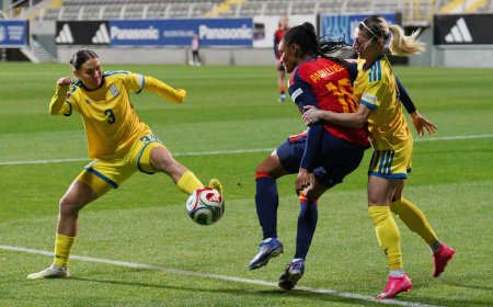 Ucrania - España en directo | España vence a Ucrania y cierra la primera ventana de clasificación para el Mundial 2027 con dos victorias