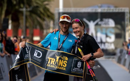 Los Albon, el matrimonio amante del trail que ha puesto a la Transgrancanaria a sus pies: victoria para ambos en las dos categorías del ultra