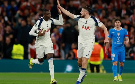 Tottenham - Atlético en directo | Kolo Muani da ventaja a los Spurs de cabeza