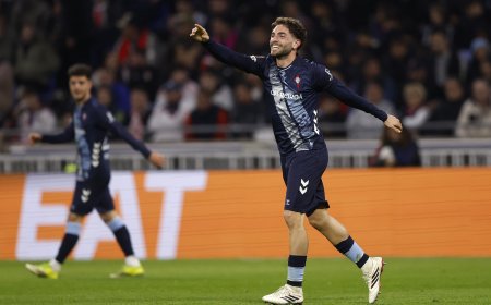 El Celta avanza a los cuartos de Europa League al tomar Lyon en una noche memorable