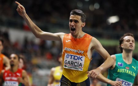 Mariano García consigue el oro en 1.500 metros del Mundial de Atletismo
