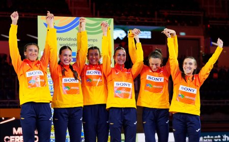 El bronce del relevo de mujeres de 4x400 cierra un domingo mágico en el Mundial de Torun