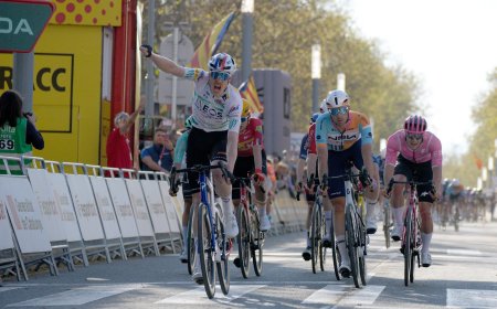 Godon se aprovecha del caos y de la caída de Evenepoel en la Volta