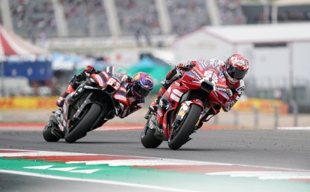 Jorge Martín vuelve a lo grande en el GP de Estados Unidos el día en que el sheriff Marc Márquez la fastidia