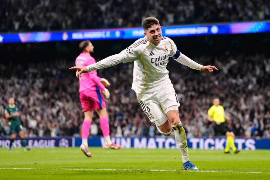 Real Madrid - Manchester City, en directo | Triplete de Valverde en la primera mitad