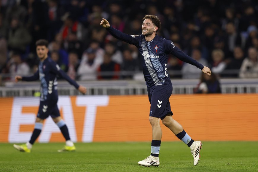 El Celta avanza a los cuartos de Europa League al tomar Lyon en una noche memorable
