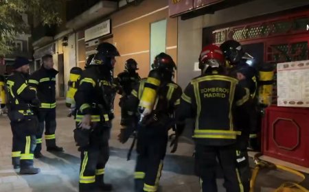 Tres heridos en la explosión de la cocina de un restaurante en Madrid