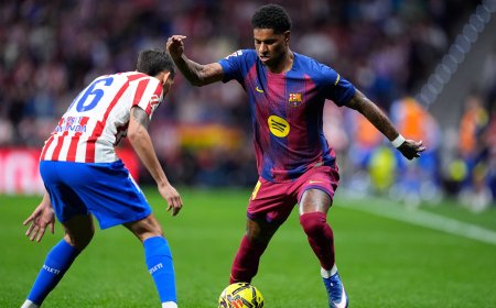 Sin Raphinha, en el Barcelona reaparece Rashford