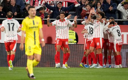 El Girona, aupado por un gol en propia puerta, alcanza la madurez frente al Villarreal