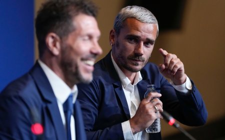 Simeone, a Griezmann: “Te quiero mucho, pero si no corres estás fuera”