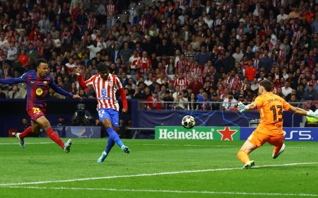 El Atlético sobrevive al arte de Lamine y se mete en las semifinales de la Champions