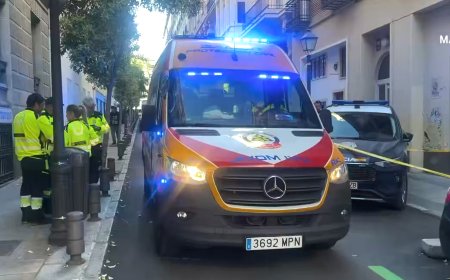 Un hombre, en estado grave tras ser apuñalado en medio de una discusión en Madrid