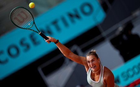 Sabalenka se estrena con un triunfo en su tierra favorita: “Siempre me emociona volver a Madrid”