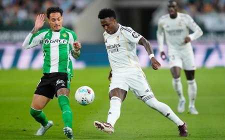 Betis - Real Madrid en directo | Vinicius adelanta al Madrid en la primera mitad
