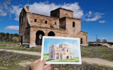 La iglesia en ruinas de Polvoranca, un ‘pueblo maldito’