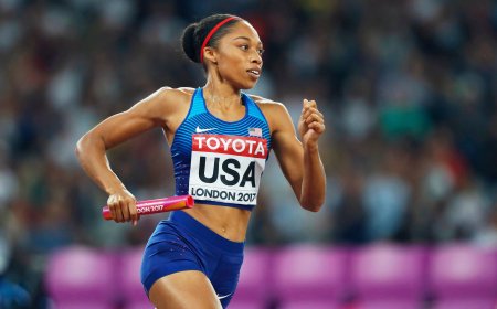 La estadounidense Allyson Felix regresa al atletismo a los 40 años para intentar competir en Los Angeles 2028