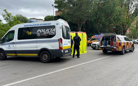 Fallece una mujer de 81 años atropellada cerca de un paso de cebra en Madrid