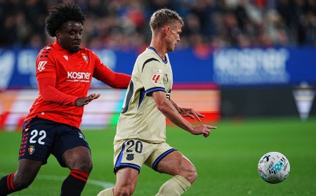 Osasuna - FC Barcelona en directo | El poste evita el primero de Osasuna