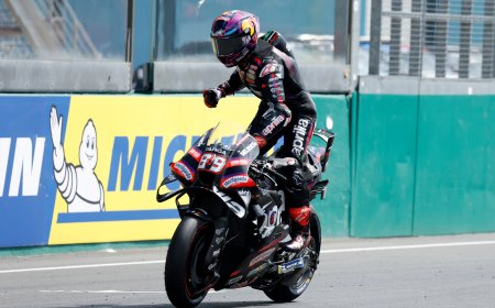 Triunfo de Jorge Martín en una sprint que acabó con un fuerte accidente de Marc Márquez en el GP de Francia