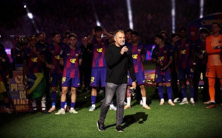 Hansi Flick, tras el título de Liga: “Es especial vivir esto en un clásico”