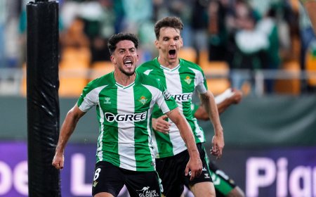 El Betis derrota al Elche y vuelve a la Champions 21 años después