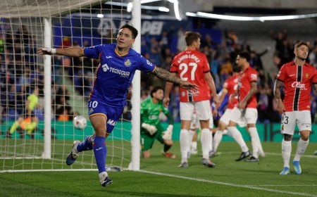 El Getafe se abona a Europa y compromete al Mallorca en la lucha por la permanencia