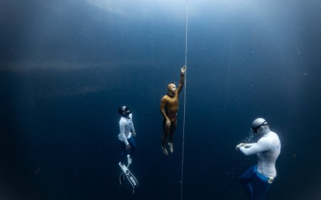 Apnea en profundidad, una bocanada de aire para resistir a tus propios límites: así se compite en uno de los deportes más extremos del mundo